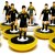 Subbuteo Andrew Table Soccer AEK away 1979-1980 on Classic Lightweight Bases